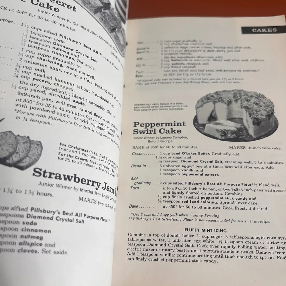 Vintage 1961 Pillsbury 13th Grand National Bake-Off Cookbook 100 Recipes Booklet